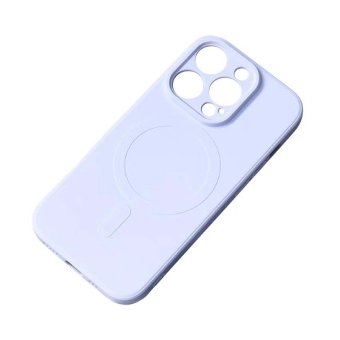 Etui Silicone Case z MagSafe na Samsung Galaxy S25 Edge - jasnoniebieskie