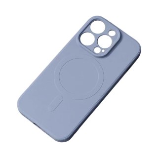 Etui Silicone Case z MagSafe na Samsung Galaxy S25 Edge - szare