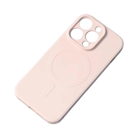 Etui Silicone Case z MagSafe na iPhone 16e - różowe