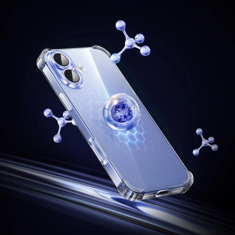 Etui Ugreen Bright Cushion CA101 na iPhone 16 Plus - przezroczyste