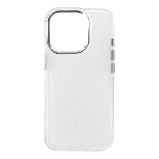 Etui brokatowe Glitter Case na Samsung Galaxy S25 Edge - przezroczyste