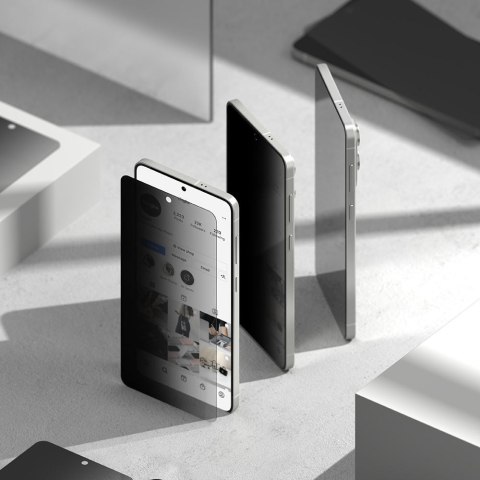 SZKŁO HARTOWANE RINGKE EASY SLIDE 2-PACK GALAXY S25 EDGE PRIVACY