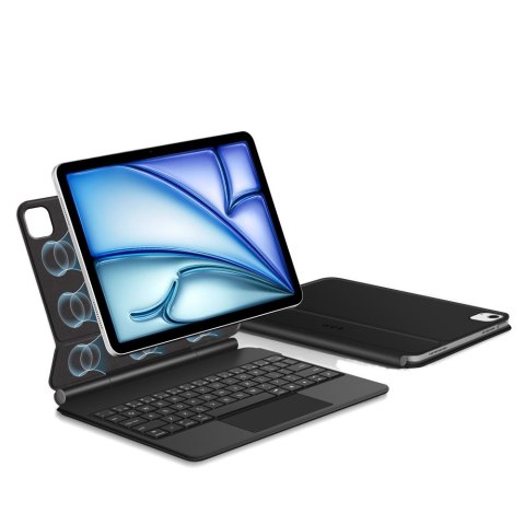 TECH-PROTECT SMARTCASE MAGNETIC + KEYBOARD IPAD AIR 10.9" 4 / 5 / 2020-2022 / 11" 6 / 7 / 2024-2025 BLACK