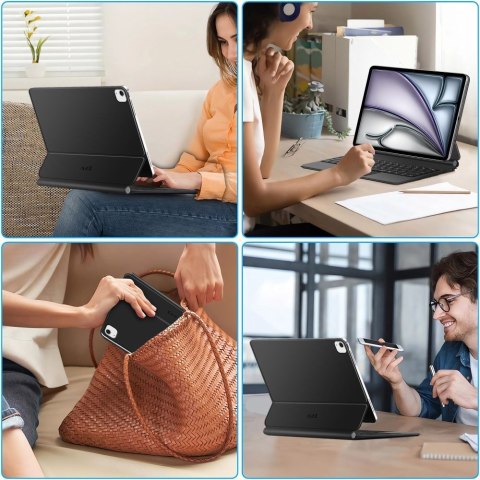 TECH-PROTECT SMARTCASE MAGNETIC + KEYBOARD IPAD PRO 12.9" 4 / 5 / 6 / 2020-2022 / AIR 13" 1 / 2 / 2024-2025 BLACK