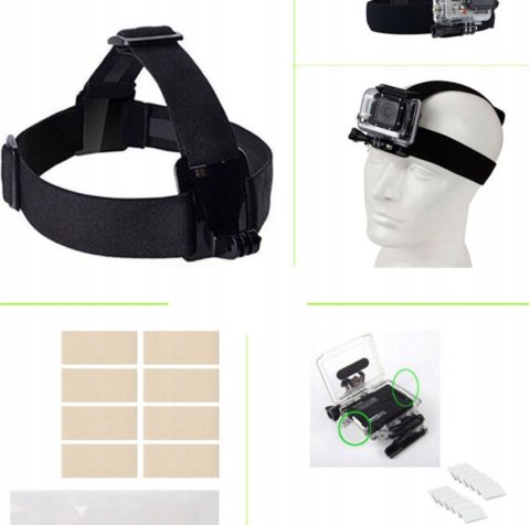 Akcesoria 50w1 do GoPro Hero (wszystkie modele) - szelki, walizka Braders