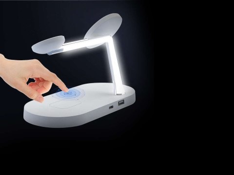 Biała ładowarka indukcyjna 3w1 MagSafe Qi do iPhone, Watch, AirPods