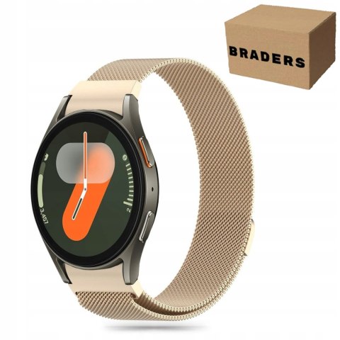 Bransoleta do Galaxy Watch 4/5/5Pro/6/7/FE - stalowa złota elegancja