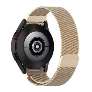 Bransoleta do Galaxy Watch 4/5/5Pro/6/7/FE - stalowa złota elegancja