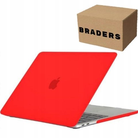 Etui Gecko Clip On do MacBook Pro 13" czerwone - lekkie i trwałe