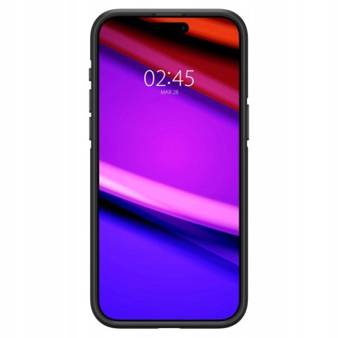Etui Spigen do iPhone 15 Pro - czarne plecki ochronne, pancerna obudowa