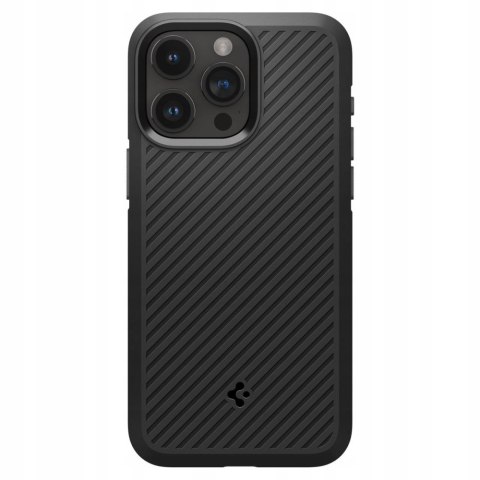 Etui Spigen do iPhone 15 Pro - czarne plecki ochronne, pancerna obudowa