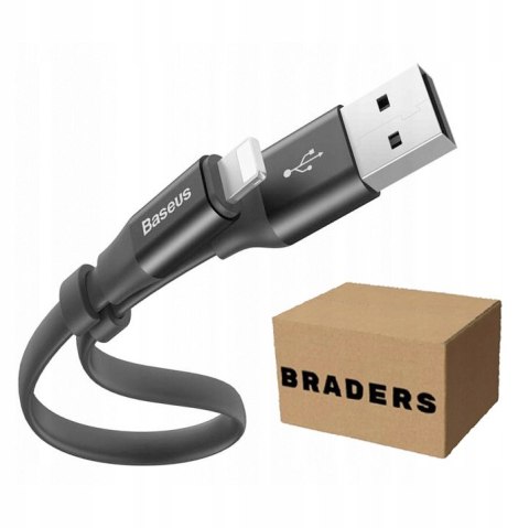 Kabel Baseus USB - Apple Lightning 0,23 m czarny