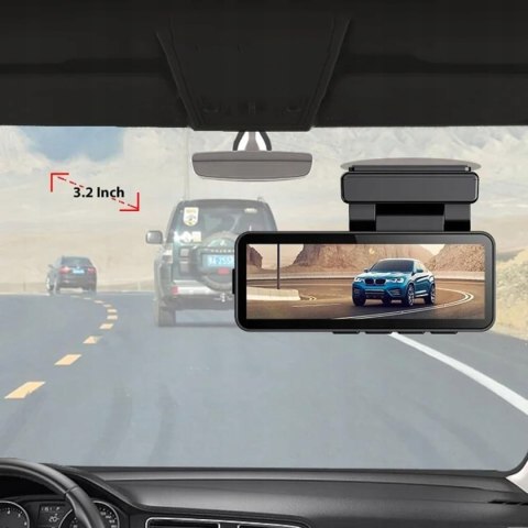 Kamera Samochodowa 4K WiFi GPS + Tylna Kamera G-sensor Full Zestaw do Auta