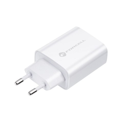 Ładowarka USB-C 3000 mA + Kabel Lightning do Apple iPhone - biała