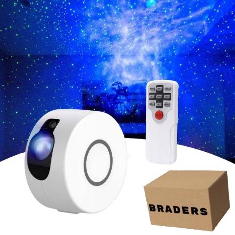 Lampka Nocna Projektor Gwiezdnego Nieba Kosmosu + Pilot