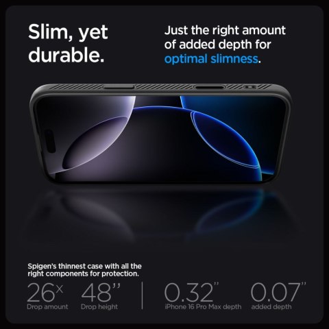 SPIGEN LIQUID AIR "T" MAG MAGSAFE IPHONE 16 PRO MAX MATTE BLACK