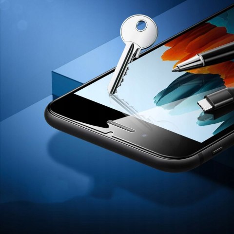 Tech-Protect plecki fioletowe do iPhone 7/8/SE (2020) + szkło hartowane