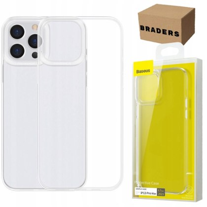 Etui Baseus do iPhone 13 Pro Max Bezbarwne - Smukła i Przezroczysta Ochrona
