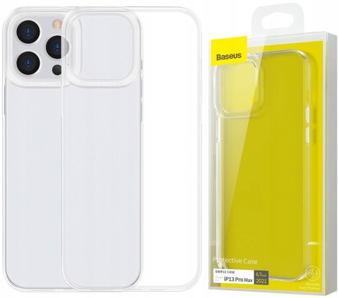 Etui Baseus do iPhone 13 Pro Max Bezbarwne - Smukła i Przezroczysta Ochrona