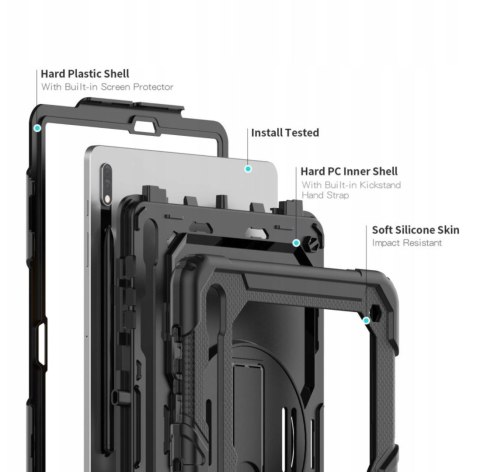 Etui D-Pro do Samsung Galaxy Tab S7/S8/S9/S9 FE - składane, ochronne