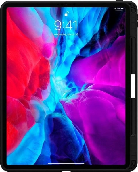 Etui plecki Spigen do iPad Pro 12,9 2018/2020 - czarna obudowa