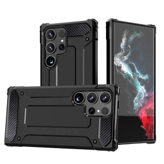 Pancerne hybrydowe etui Hybrid Armor pokrowiec na Xiaomi Redmi Note 14 5G - czarne