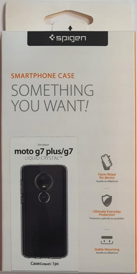 Plecki Spigen do Motorola Moto G7 Plus bezbarwny