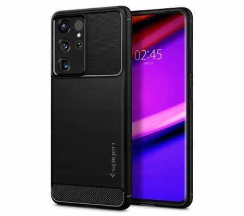 Plecki Spigen do Samsung Galaxy S21 Ultra czarny