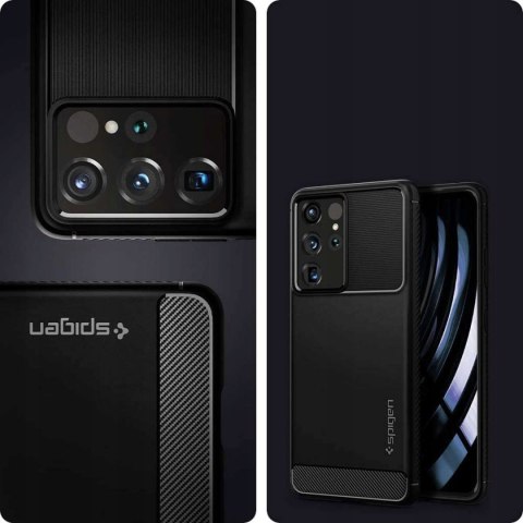 Plecki Spigen do Samsung Galaxy S21 Ultra czarny