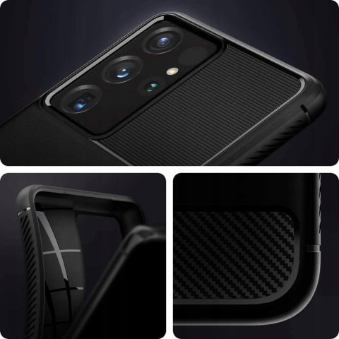 Plecki Spigen do Samsung Galaxy S21 Ultra czarny