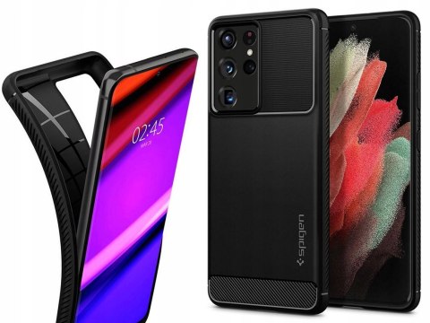 Plecki Spigen do Samsung Galaxy S21 Ultra czarny