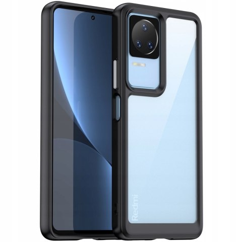 Plecki ochronne Hurtel do Xiaomi Poco F4 5G - czarne, dopasowane