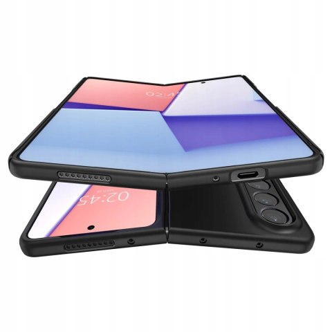 Spigen Galaxy Z Fold4 - czarne plecki etui ochronne, solidna obudowa