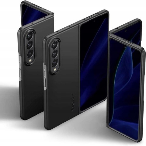 Spigen Galaxy Z Fold4 - czarne plecki etui ochronne, solidna obudowa