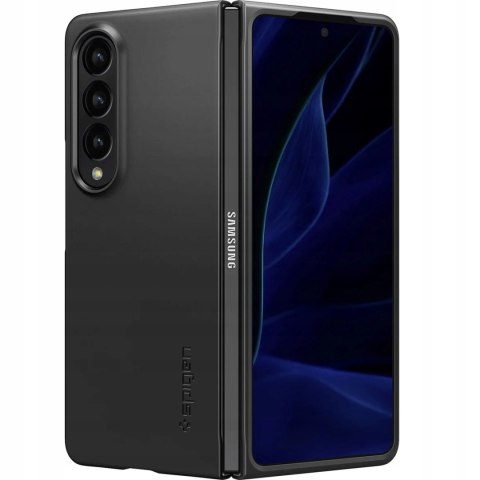 Spigen Galaxy Z Fold4 - czarne plecki etui ochronne, solidna obudowa