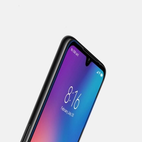 Spigen Glass FC Xiaomi Mi 9 - szkło hartowane z czarną ramką