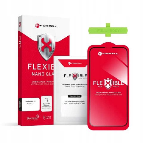 Szkło hybrydowe iPhone 13/13Pro/14/16E/SE 4 2025 6.1" 1 szt. Ochrona Ekranu