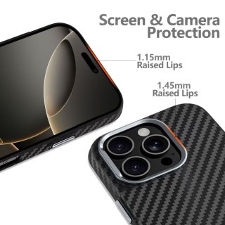 TECH-PROTECT ION CARBON MAGSAFE GALAXY S25 BLACK/SILVER