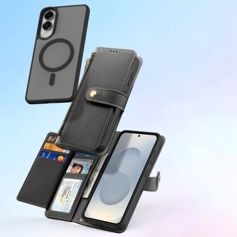 Etui Dux Ducis Lawa z MagSafe na Samsung Galaxy S25 Edge - czarne