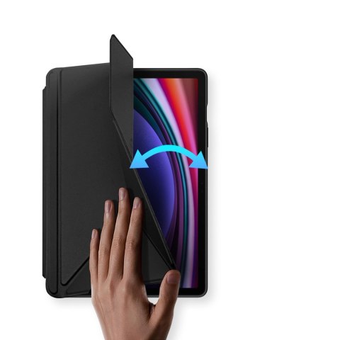 Etui Dux Ducis Magi z uchwytem na rysik na Samsung Galaxy Tab S10 FE/S9/S9 FE - czarne