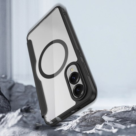 Etui Dux Ducis Skin X Pro z MagSafe na Samsung Galaxy S25 Edge - czarne