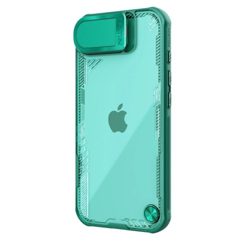 Etui Nillkin Iceblade Prop z osłoną obiektywu i podstawką na iPhone 16e - zielone