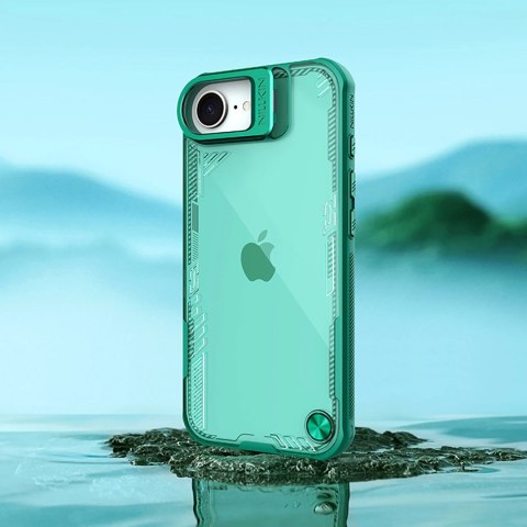 Etui Nillkin Iceblade Prop z podstawką na iPhone 16e - zielone
