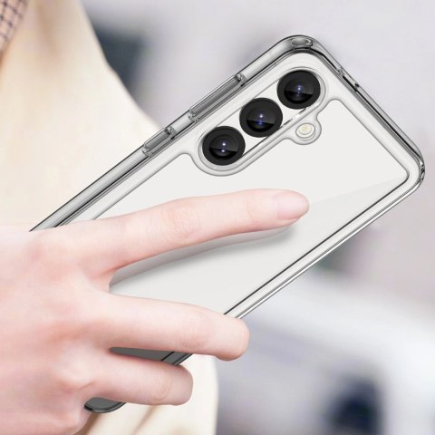 Etui Outer Space Case z żelową ramką na Xiaomi Poco C71 - przezroczyste