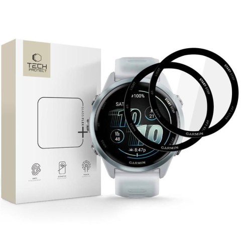 SZKŁO HYBRYDOWE TECH-PROTECT GLASS FLEX+ 2-PACK GARMIN FORERUNNER 570 (42 MM) BLACK