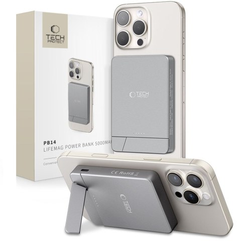TECH-PROTECT PB14 LIFEMAG MAGSAFE POWER BANK 5000MAH SPACE GREY