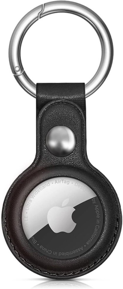 Etui do Apple AirTag z ekoskóry - czarne