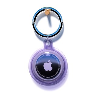 Etui na Apple AirTag wodoodporne - fioletowe