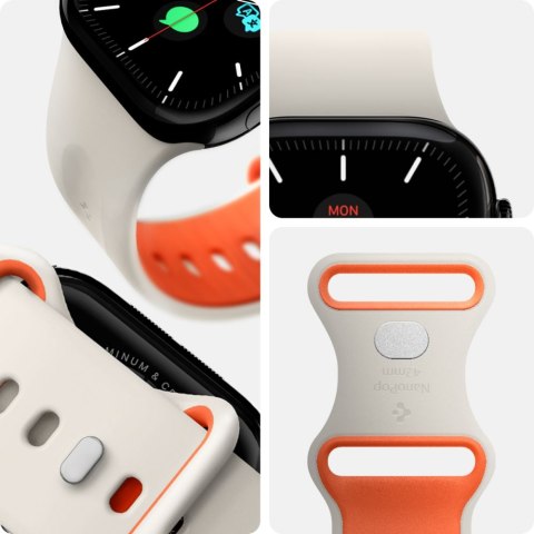 SPIGEN NANO POP APPLE WATCH 6 / 7 / 8 / 9 / 10 / SE (40 / 41 / 42 MM) ORANGE BEIGE