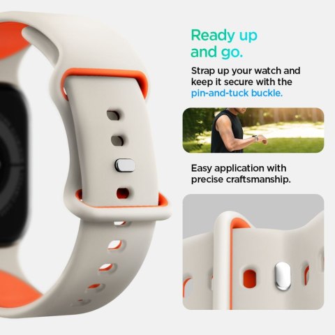 SPIGEN NANO POP APPLE WATCH 6 / 7 / 8 / 9 / 10 / SE (40 / 41 / 42 MM) ORANGE BEIGE